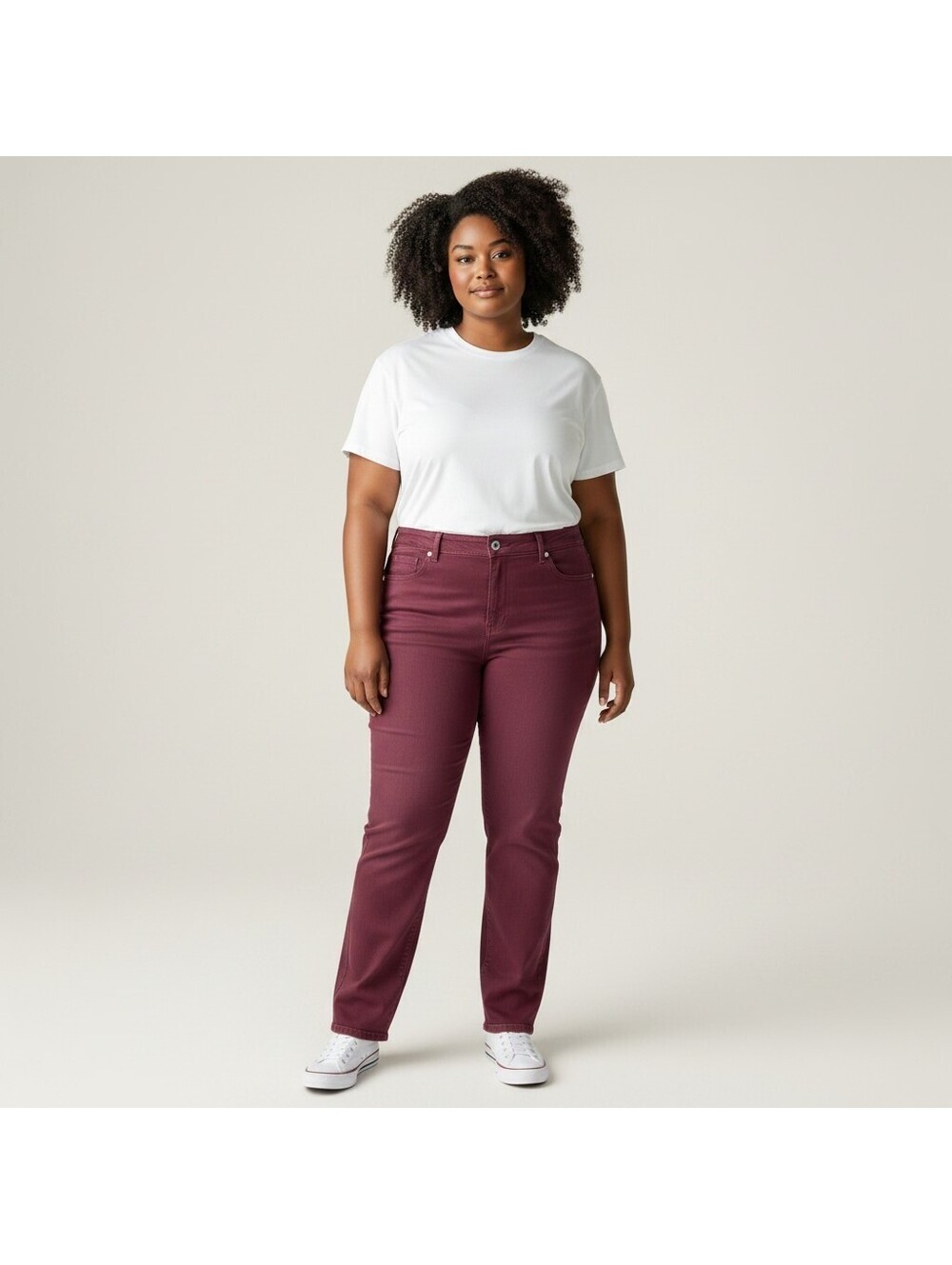 New Gloria Vanderbilt Jeans Women 22W Plus Purple Denim Amanda Tapered High Rise